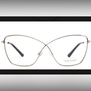 Tom Ford silver butterfly glasses 5518